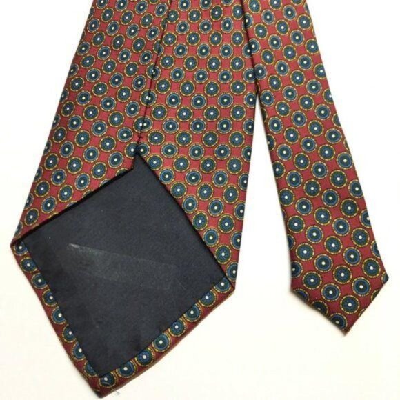 ZODIAC Men's Silk Tie Vintage Retro Accessories Premium handmade Italy One Size - Picture 6 of 8